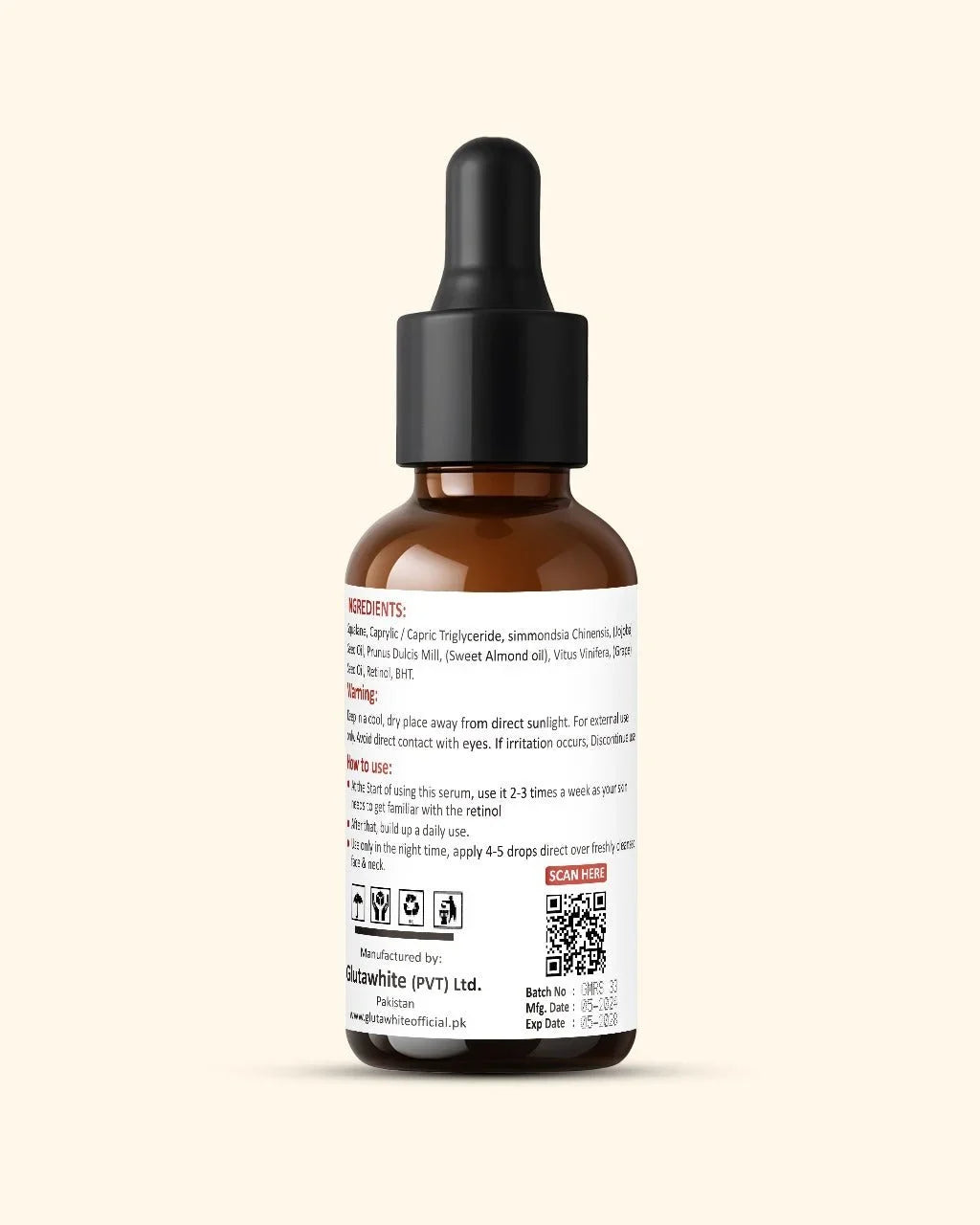 Gluta White® Retinol 2% Serum