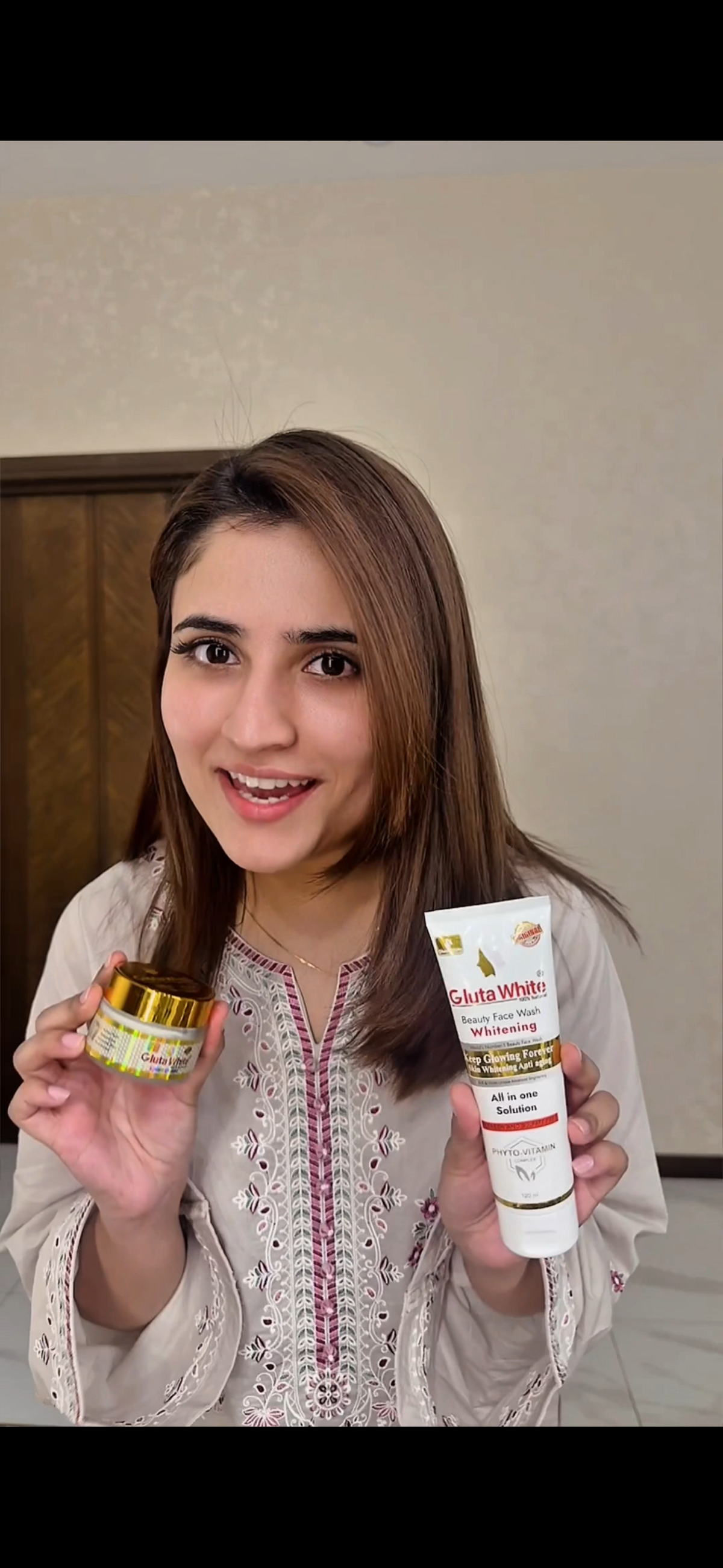 Gluta White® Night Cream + Face Wash