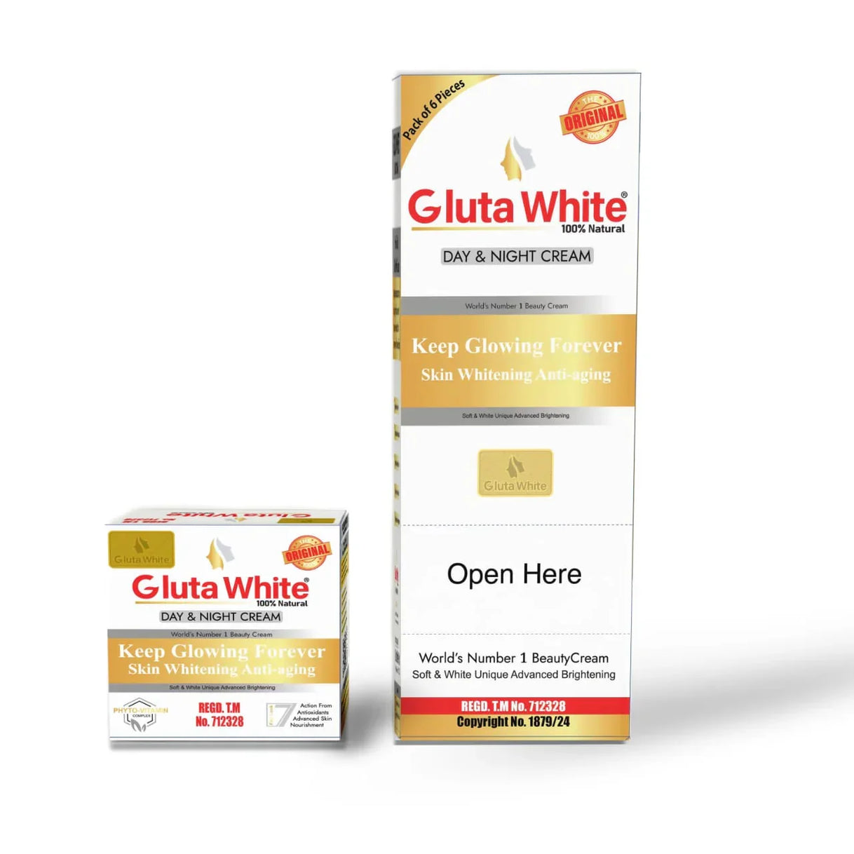 Gluta White® Day & Night Cream 6-Pack | Dark Spot & Pigmentation Care