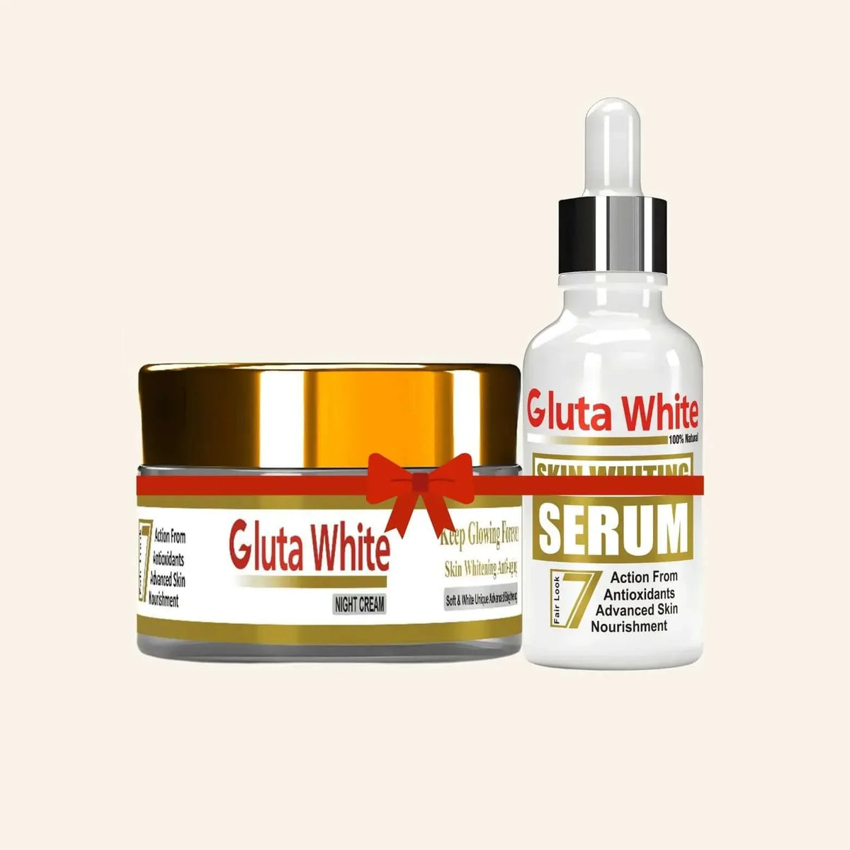 Gluta White® Night Cream And Whitening Serum