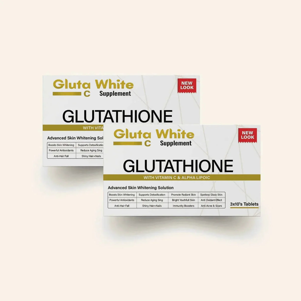 Gluta White® Glutathione + Vitamin C Capsules (2 Months Course)