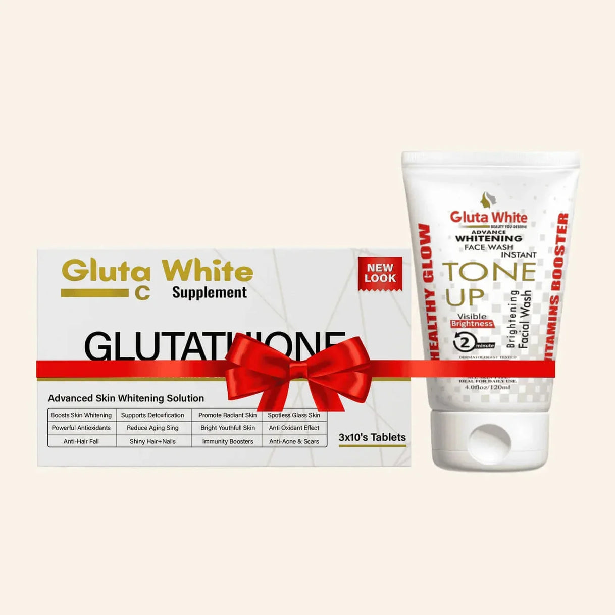 Gluta White® Glutathione Tablet And Tone Up Face Wash