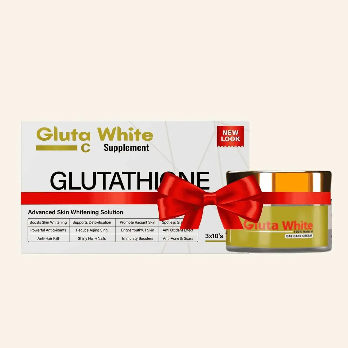 Gluta White® Glutathione Capsule And Day Cream