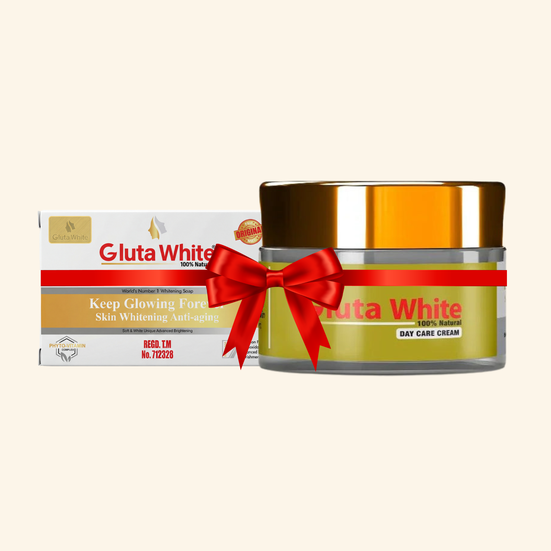 Gluta White® Day Cream + Whitening Soap