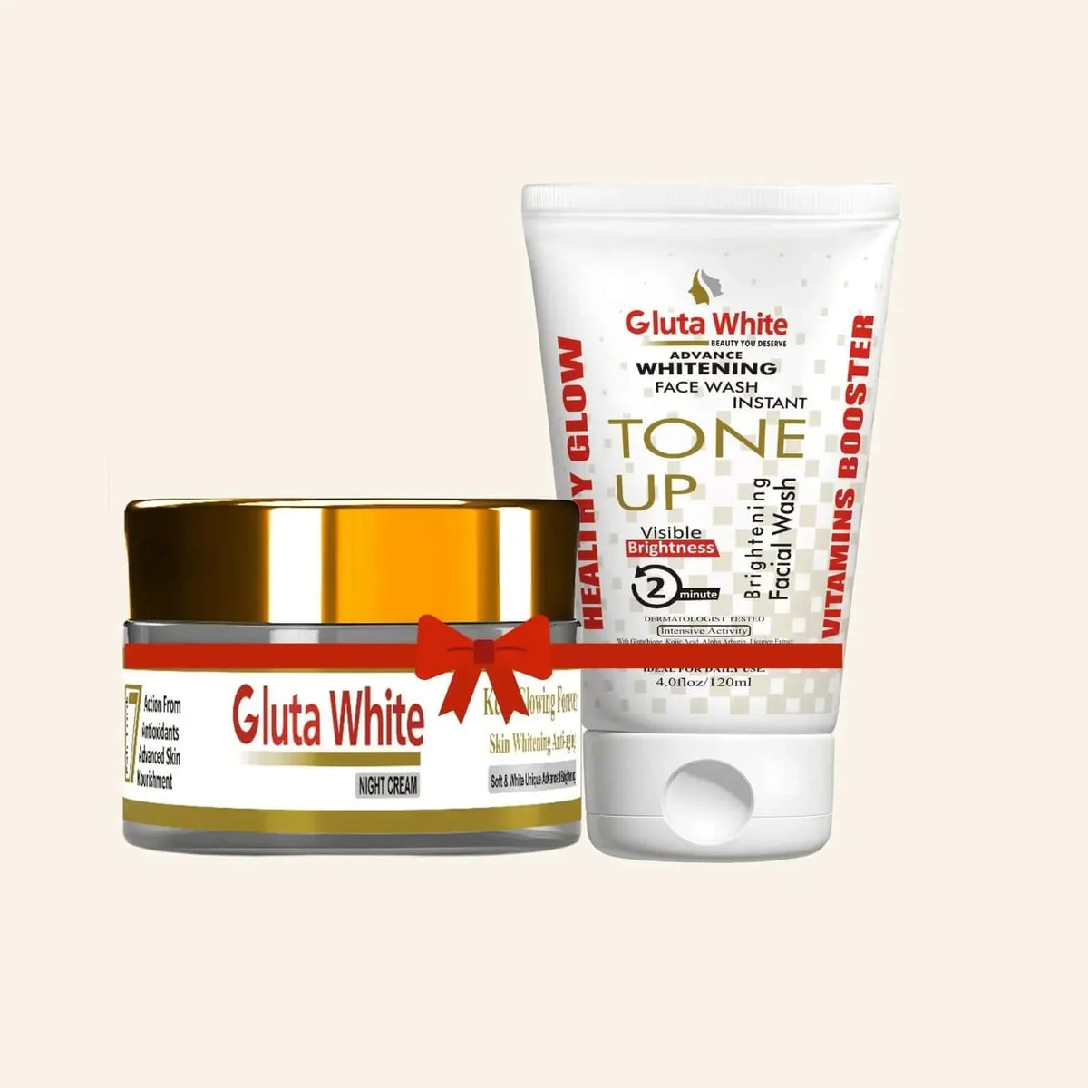 Gluta White® Night Cream And Face Wash