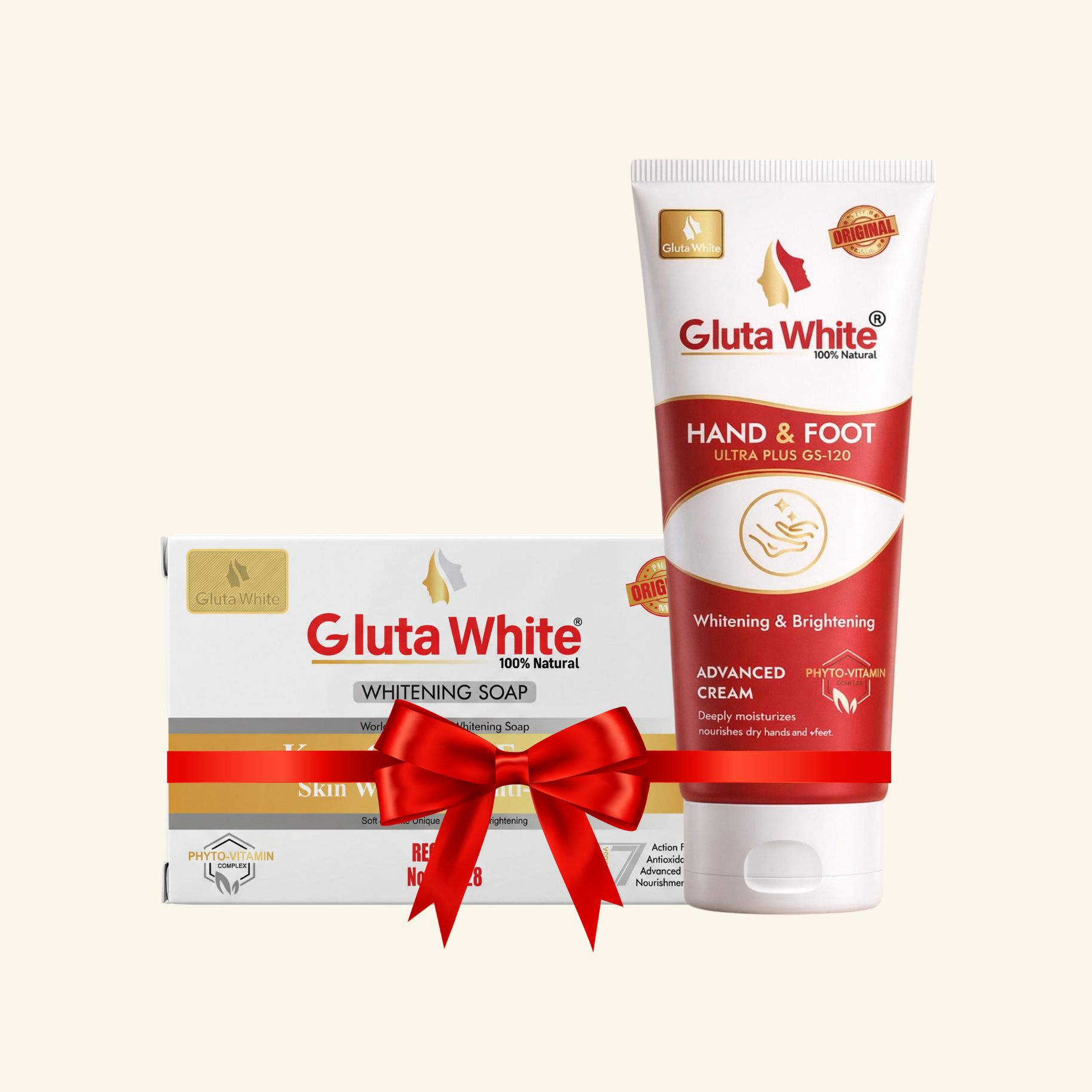 Gluta White® Hand & Foot Cream + Whitening Soap